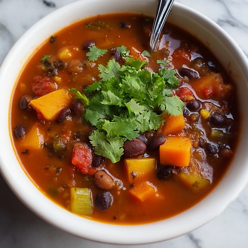 Black-Eyed Pea Sweet Potato Chili Recipe - Recipe Image
