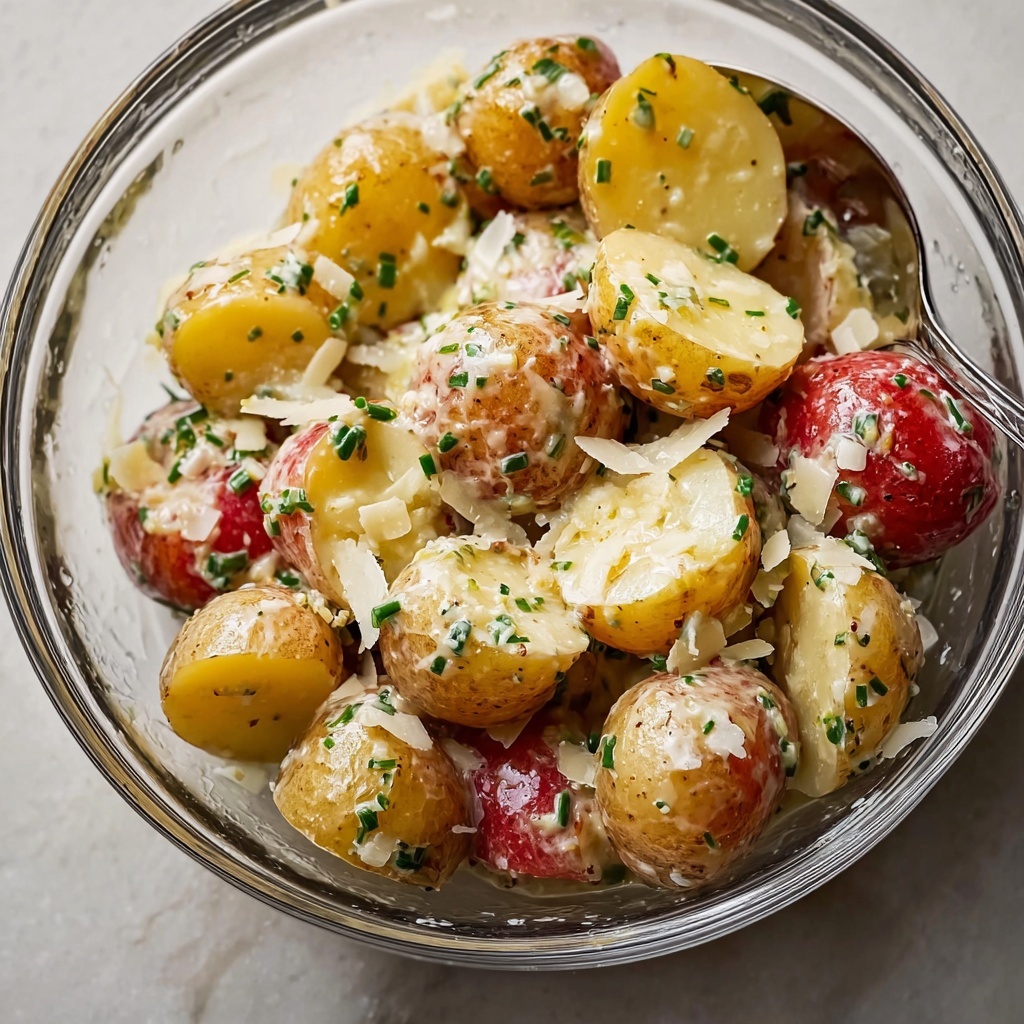 Lemony Chive Potato Salad with Parmesan Recipe - Recipe Image
