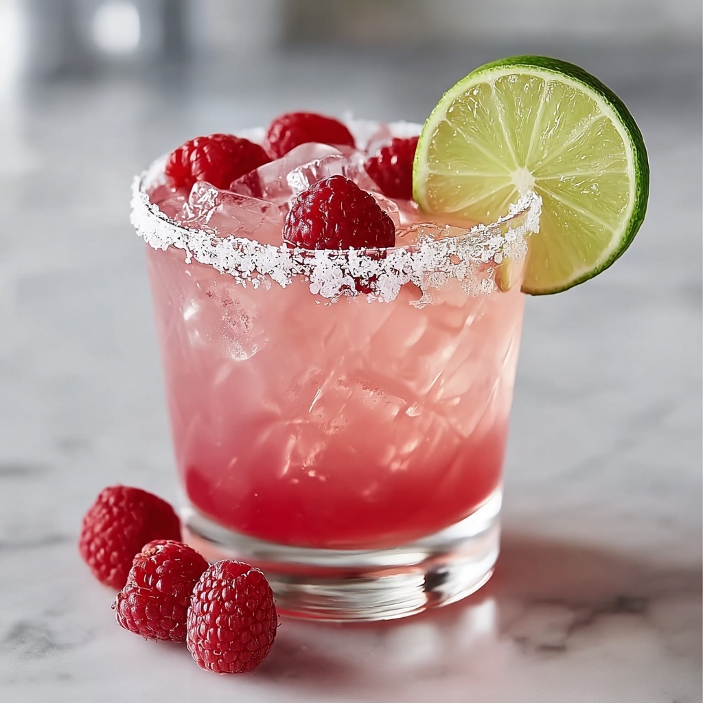 Raspberry Coconut Margarita Recipe - Recipe Image