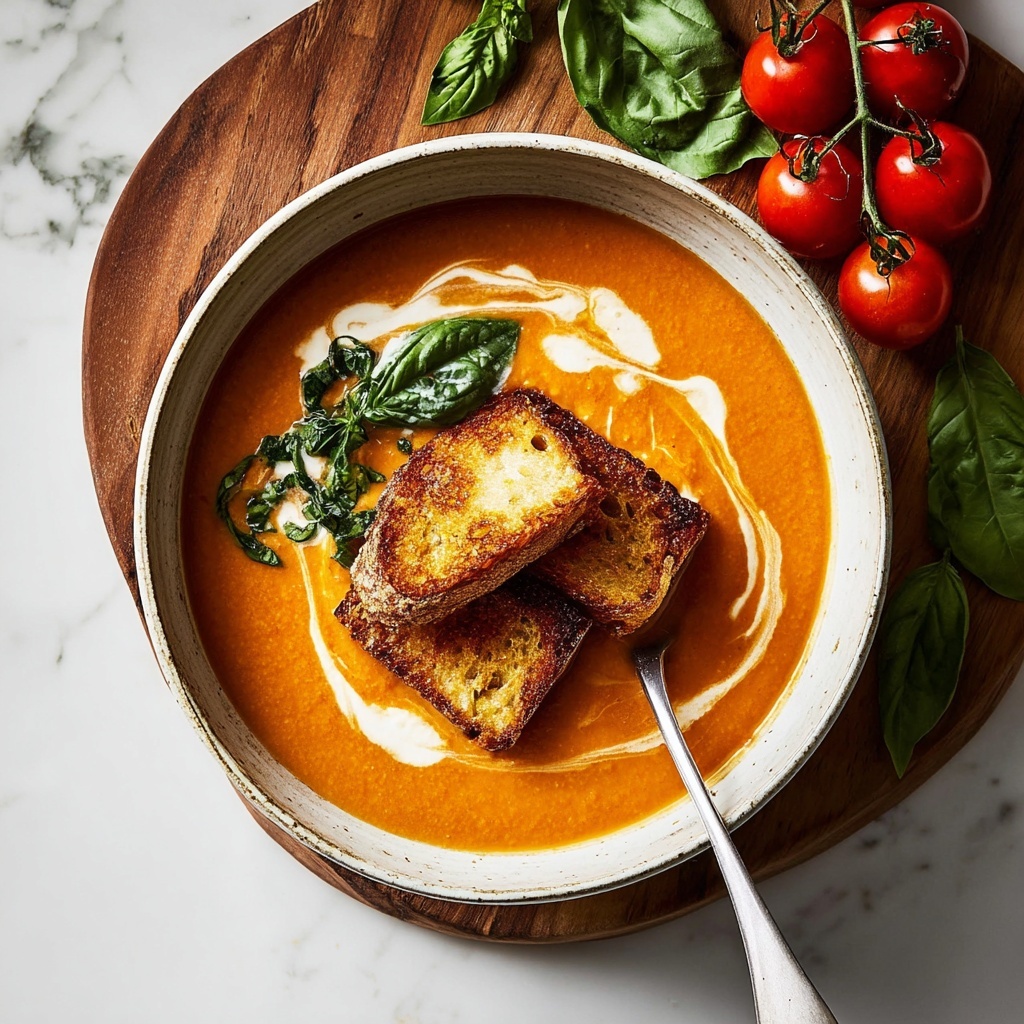 Easy Roasted Tomato Soup Recipe - Recipe Image