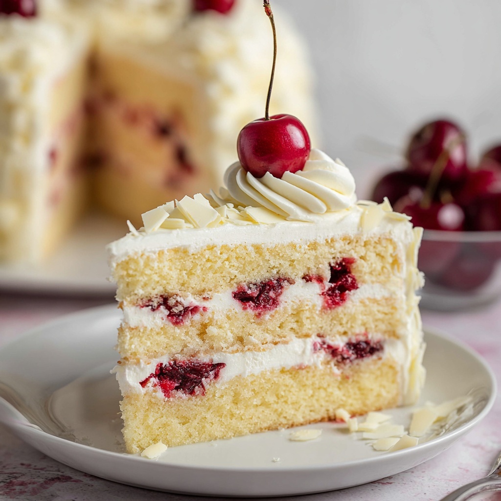 White Forest Cake Recipe - Recipe Image