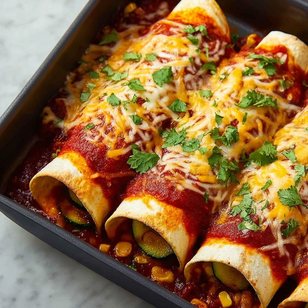Zucchini Enchilada Roll-Ups Recipe - Recipe Image