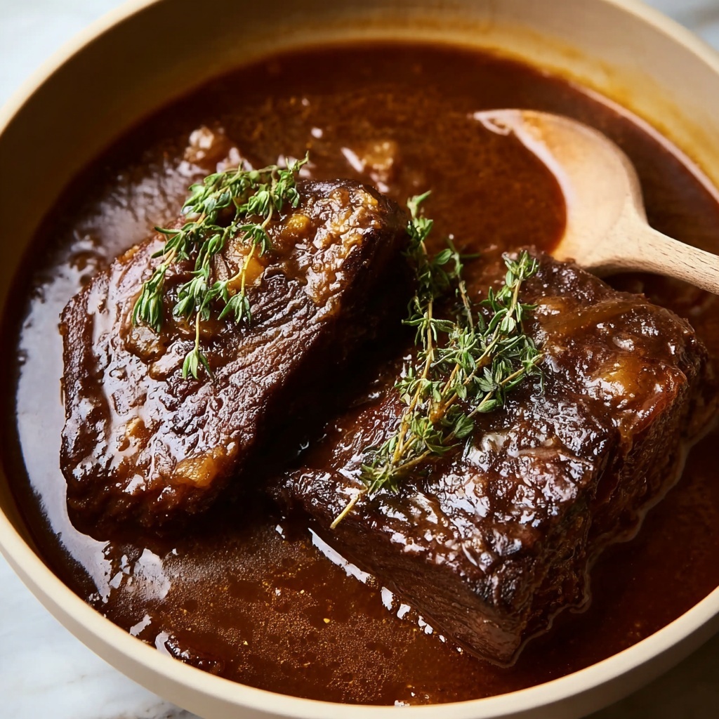 Braised Lamb Shanks with Herb Infusion Recipe - Recipe Image