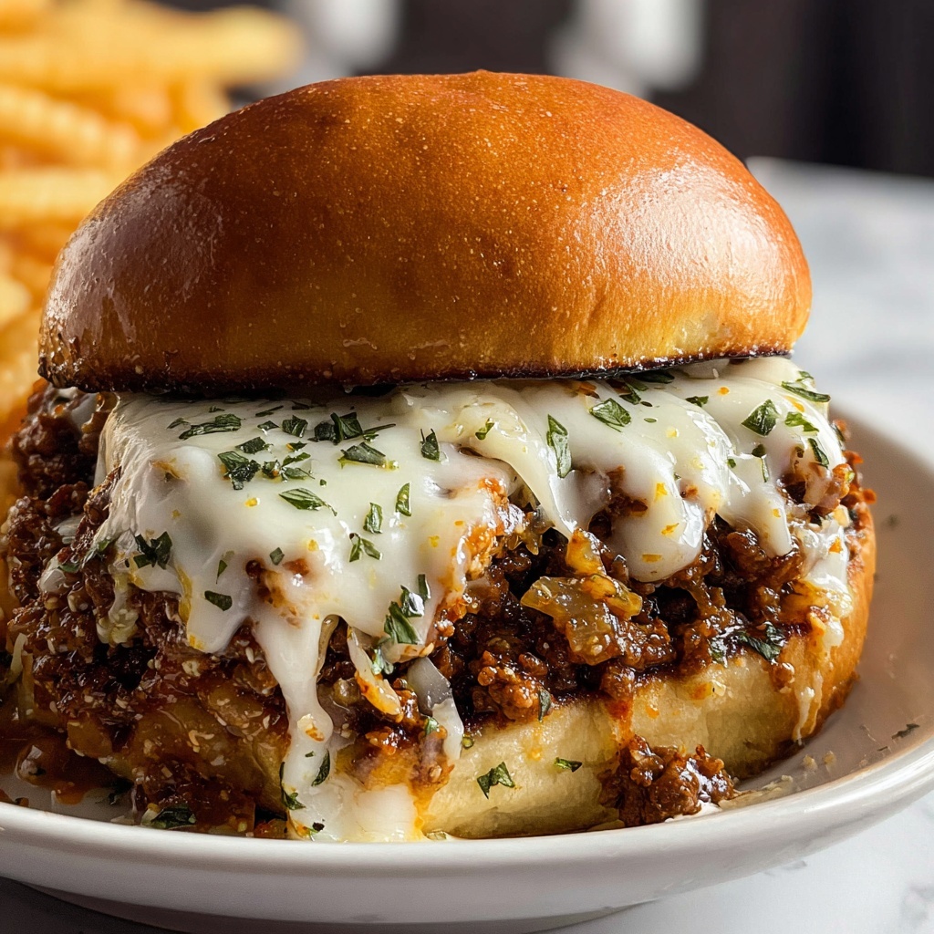 Philly Cheese Steak Sloppy Joes Recipe - Recipe Image