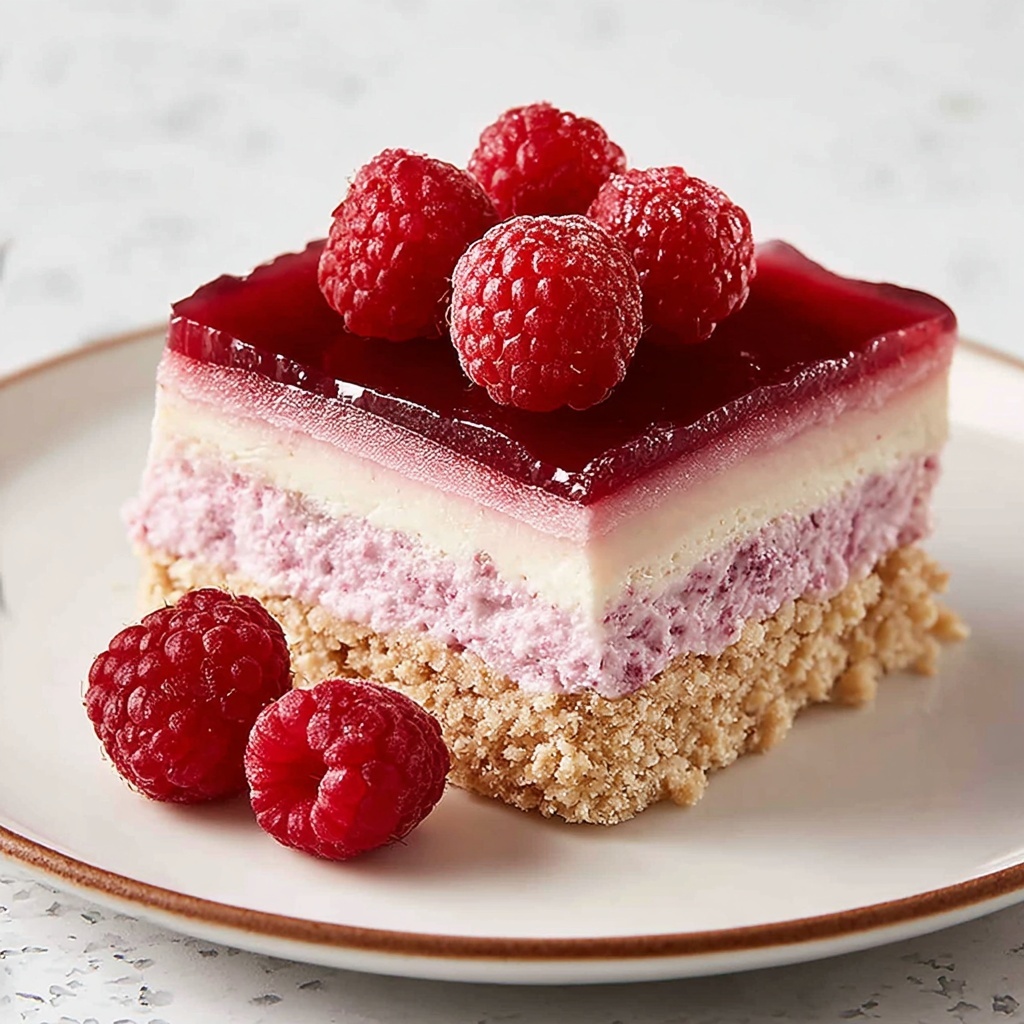 No Bake Raspberry Cheesecake Recipe - Recipe Image