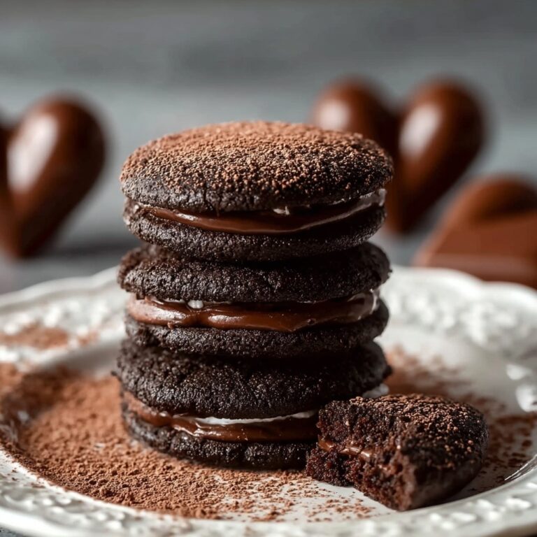 Chocolate Ganache Sandwich Cookies Recipe