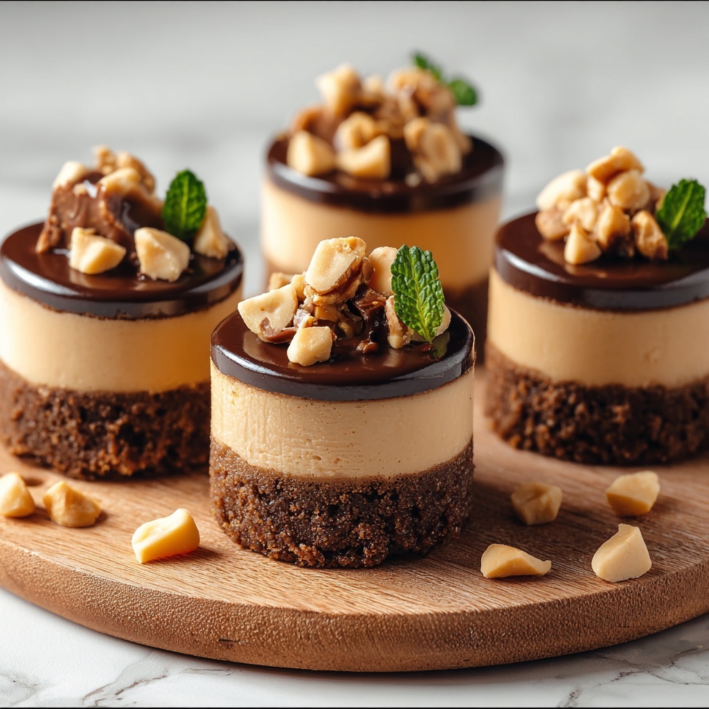 No-Bake Peanut Butter Cheesecake Bites Recipe - Recipe Image