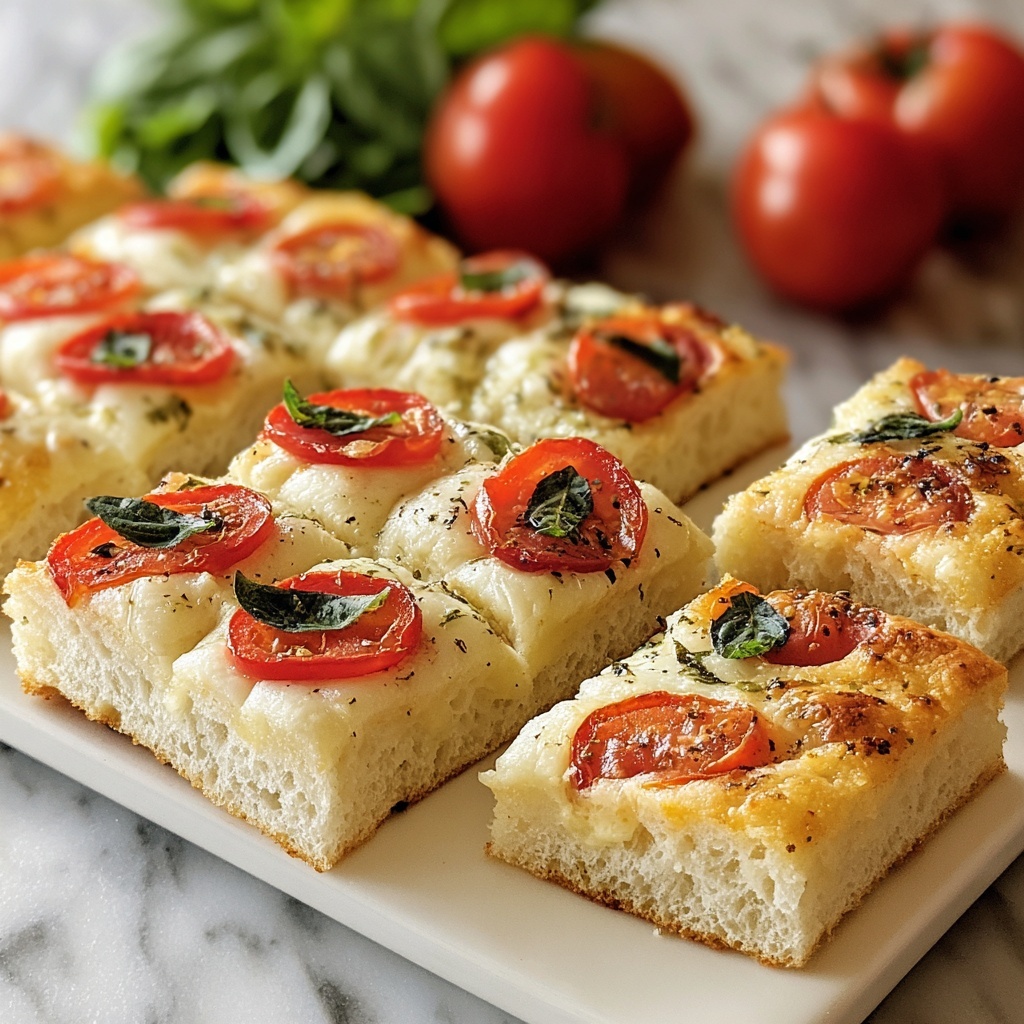 Crescent Roll Tomato-Basil Squares Recipe - Recipe Image