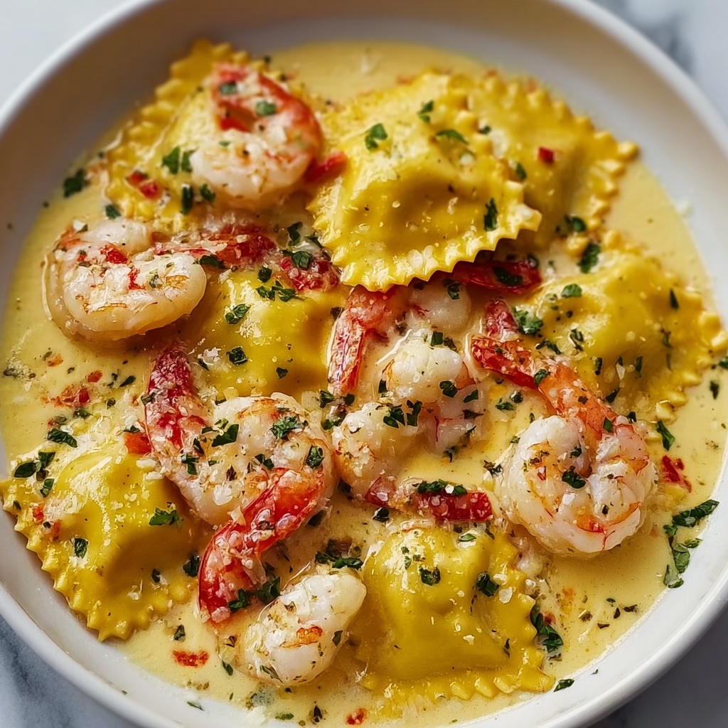 Lobster Ravioli in a Zesty Lemon Butter Sauce Recipe - Recipe Image