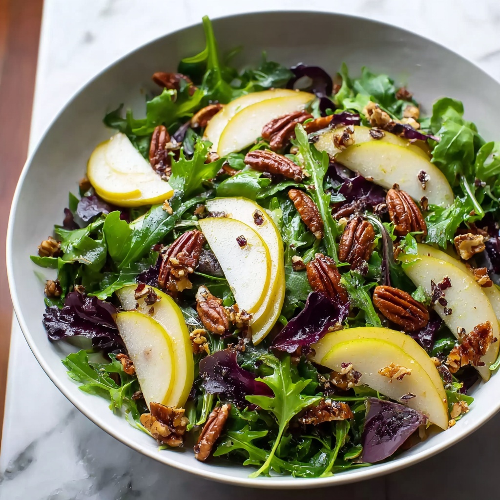 Winter Salad with Pears and Pecans Recipe - Recipe Image
