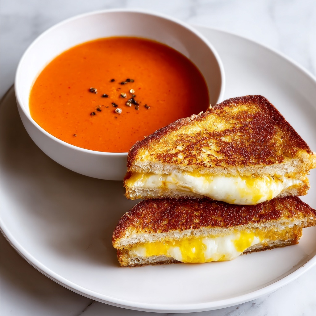 Grilled Cheese and Tomato Soup Recipe - Recipe Image
