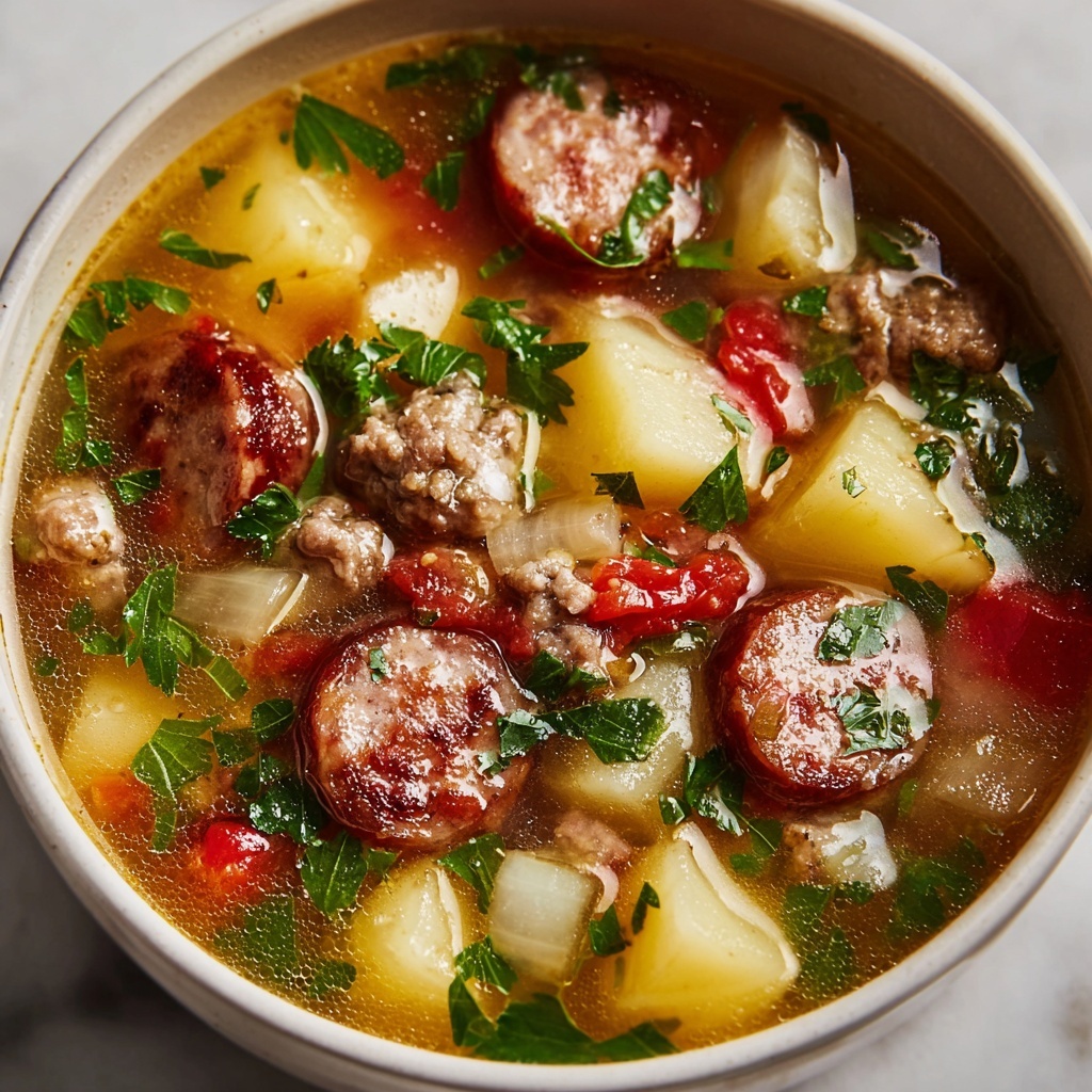 Sausage and Kale Bean Soup Recipe - Recipe Image