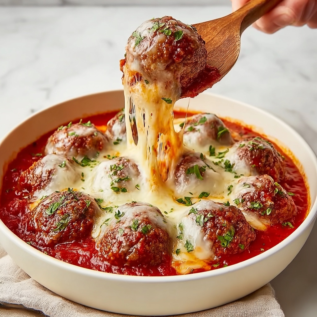 Cheesy Chicken Parmesan Meatballs Recipe - Recipe Image