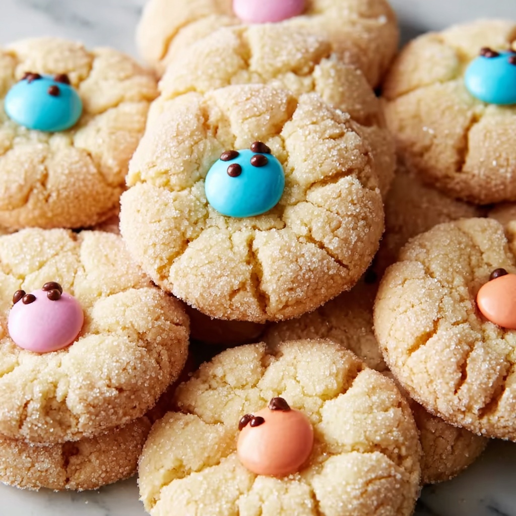 Easter Bunny Button Cookies Recipe - Recipe Image
