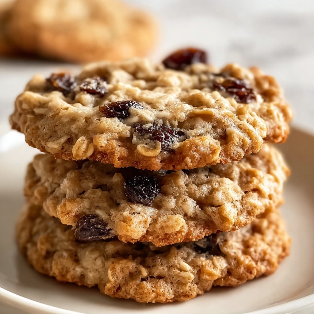 Soft & Chewy Oatmeal Raisin Cookies Recipe - Recipe Image