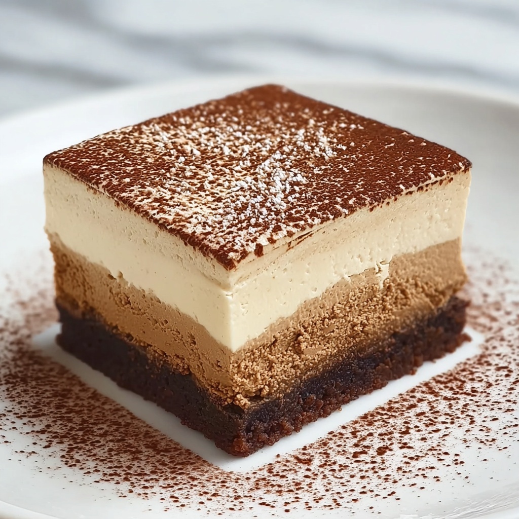 Tiramisu Brownies Recipe - Recipe Image