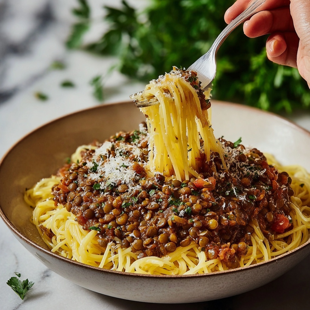 Lentil Bolognese Recipe - Recipe Image