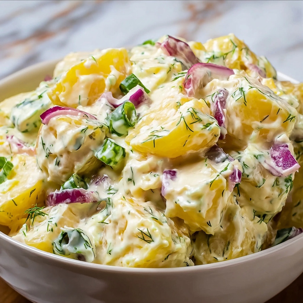 Dill Pickle Potato Salad Recipe - Recipe Image