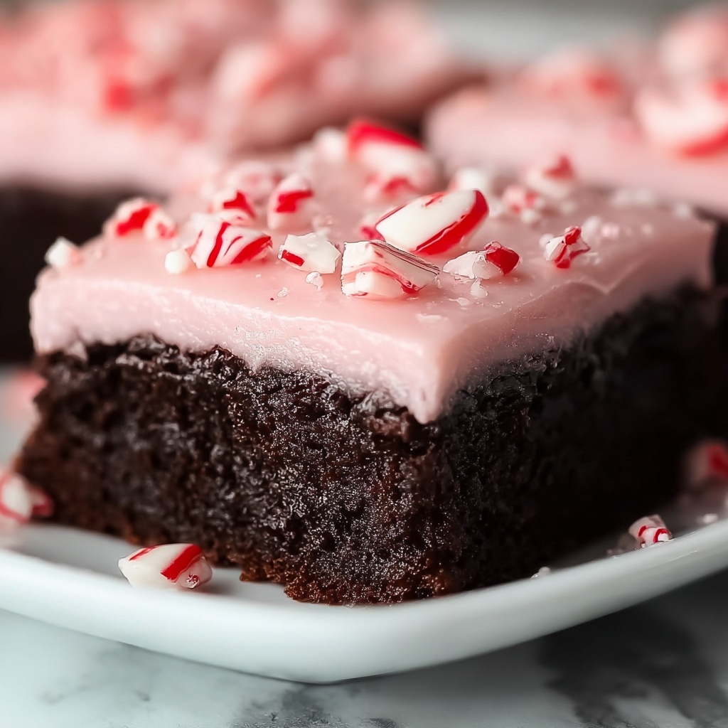 Candy Cane Brownies Recipe - Recipe Image