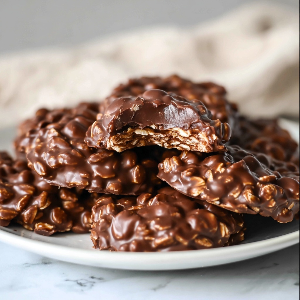 Chocolate No-Bake Cookies Recipe - Recipe Image