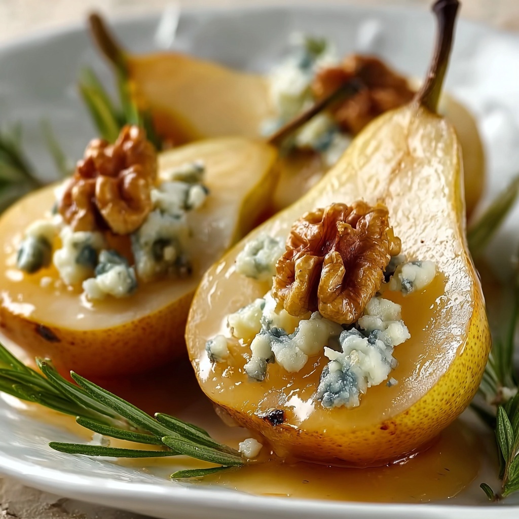 Blue Cheese Stuffed Pears Recipe - Recipe Image
