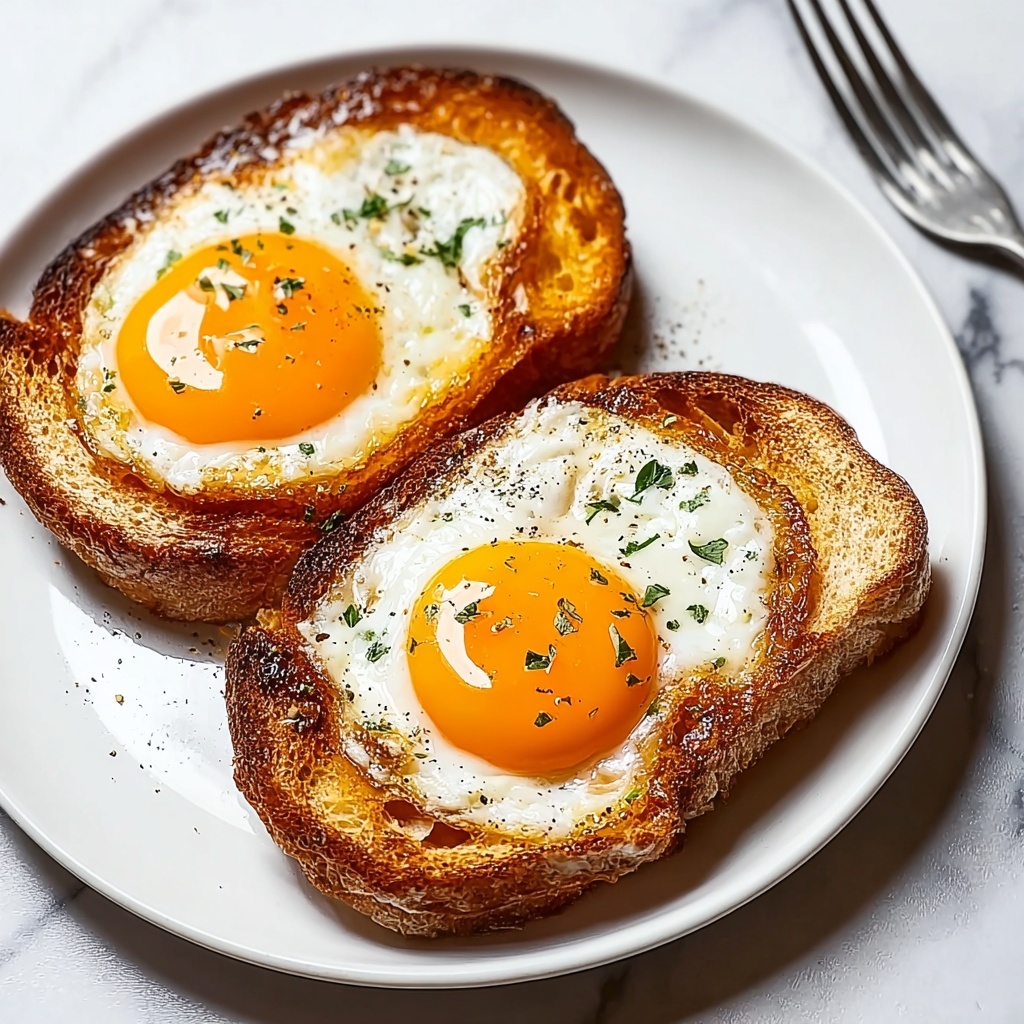 Egg Toast with Optional Toppings Recipe - Recipe Image