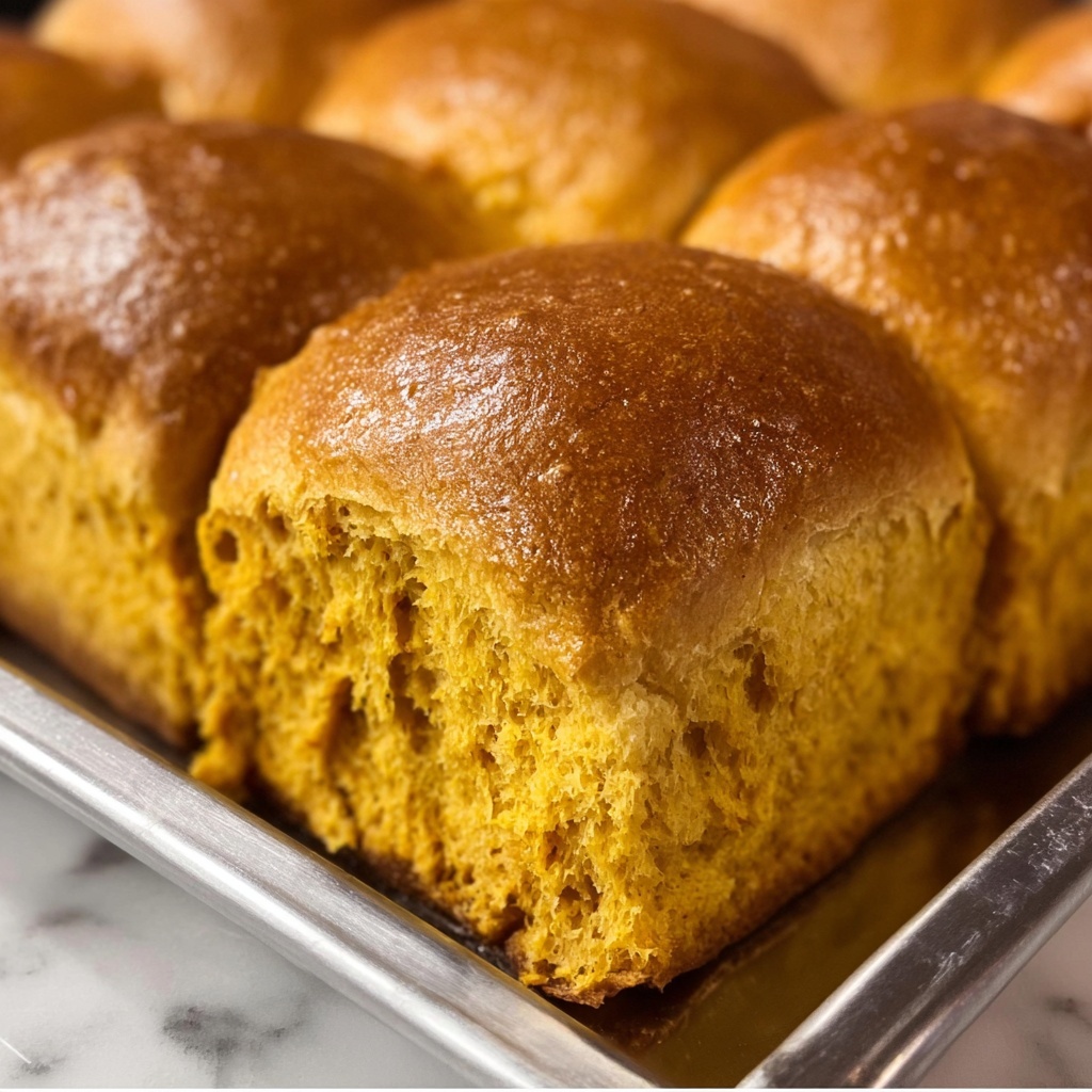 Pumpkin Dinner Rolls Recipe - Recipe Image