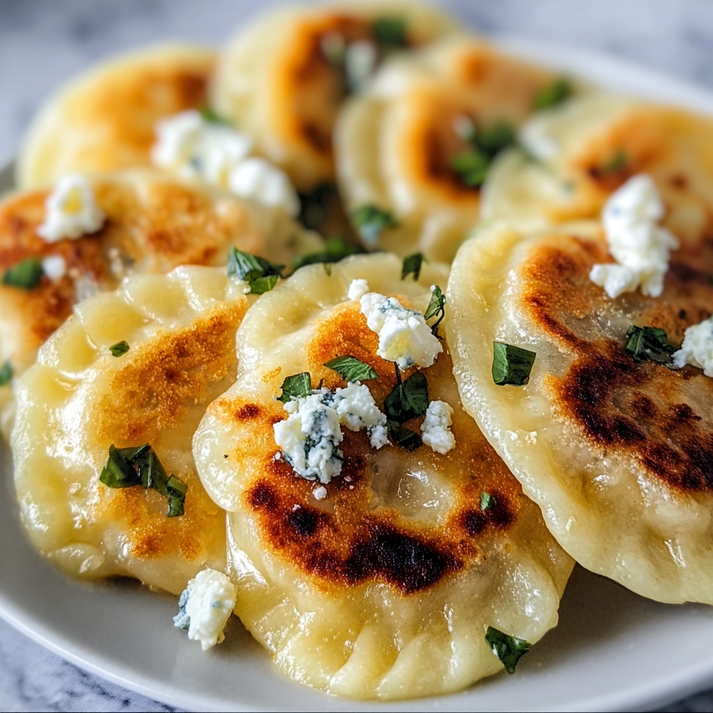 Roasted Butternut Squash and Feta Pierogi Recipe - Recipe Image