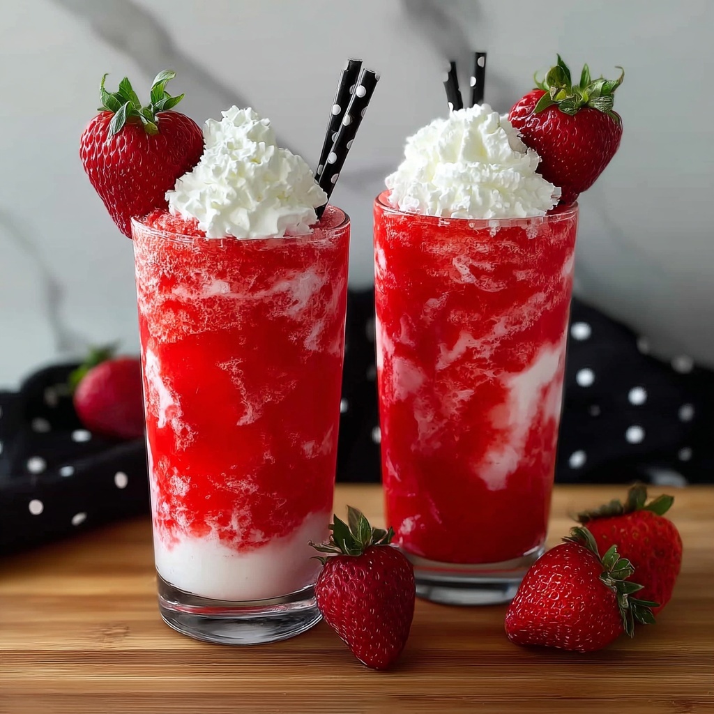 Strawberry Soda with Vanilla Creamer Recipe - Recipe Image