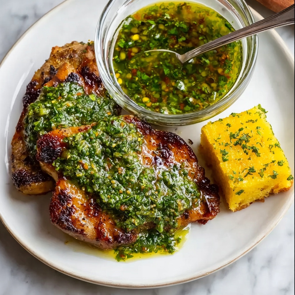 Grilled Chicken Thighs with Chimichurri Recipe - Recipe Image