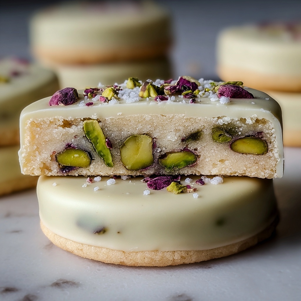 Pistachio Shortbread Cookies Recipe - Recipe Image