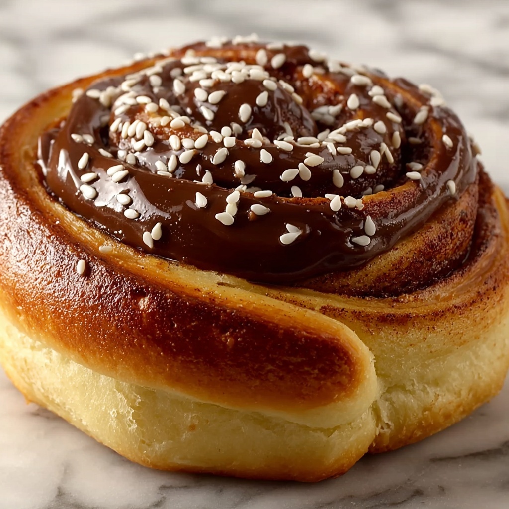 Nutella Halva Babka Buns Recipe - Recipe Image