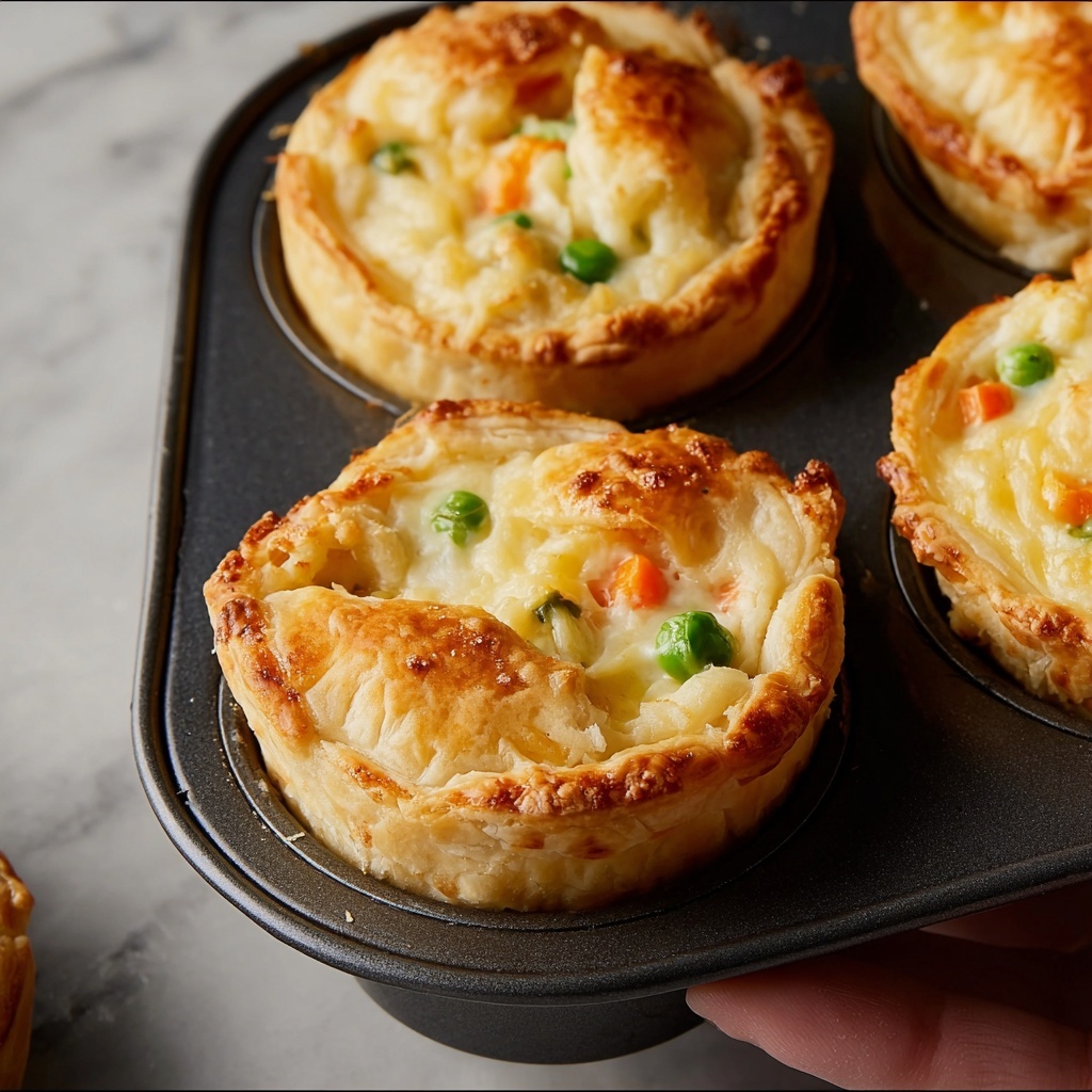Muffin Tin Chicken Pot Pies Recipe - Recipe Image
