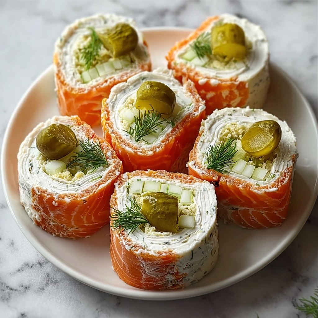Lazy Cream Cheese Pickle Roll-Ups Recipe - Recipe Image