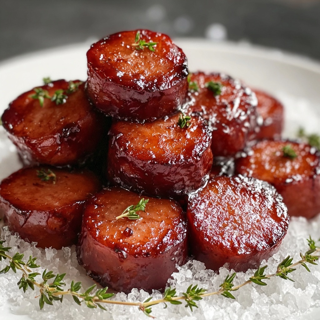 Candied Kielbasa Bites Recipe - Recipe Image