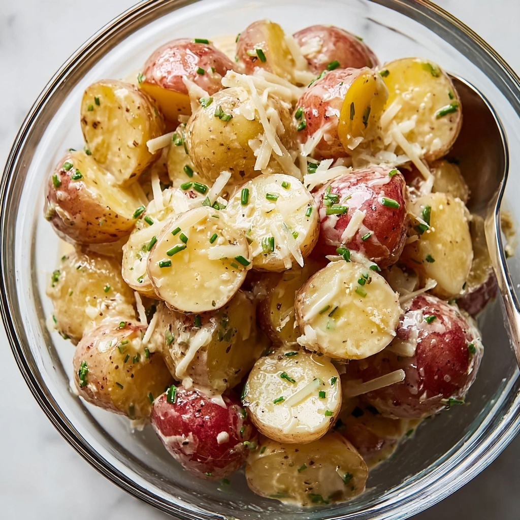Lemony Chive Potato Salad with Parmesan Recipe - Recipe Image