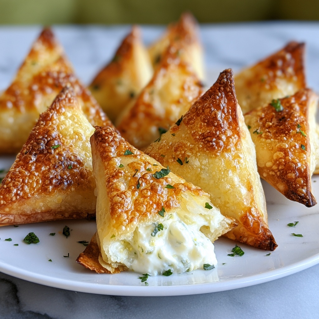 Air Fryer Pineapple Cream Cheese Wontons Recipe - Recipe Image