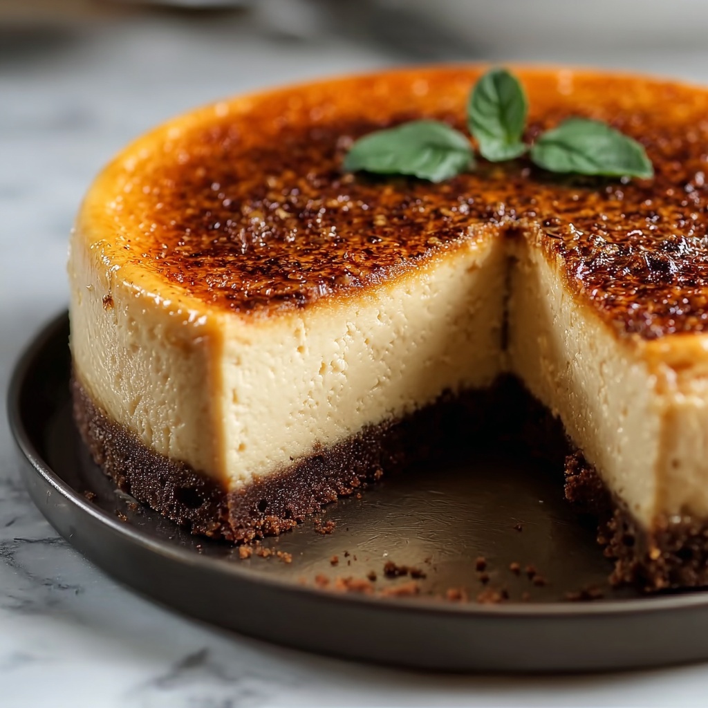 Pumpkin Crème Brûlée Cheesecake Recipe - Recipe Image