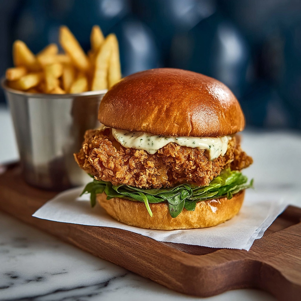 Spicy Chicken Fried Steak Sandwich Recipe - Recipe Image