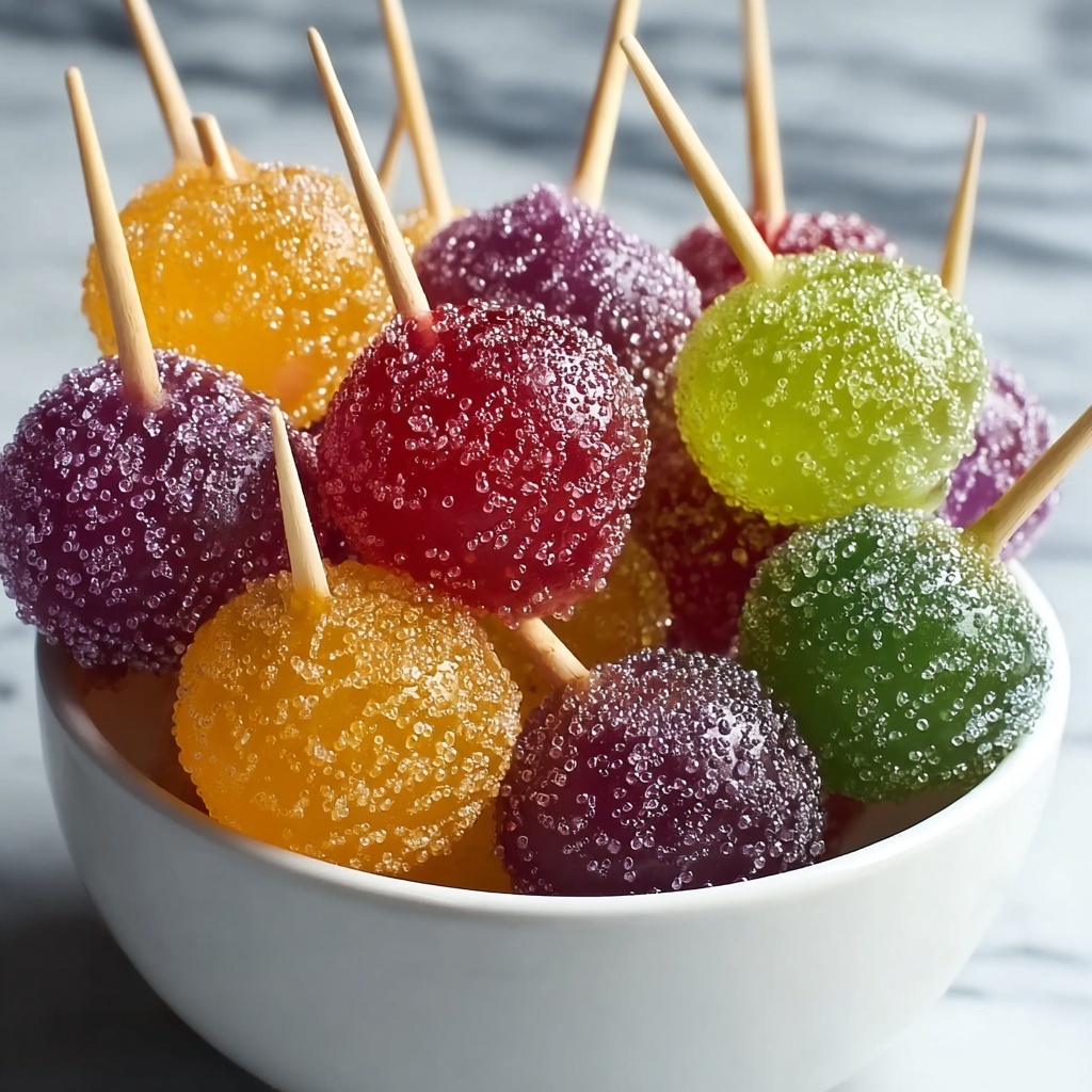 Frozen Candy Grapes with Jello Recipe - Recipe Image