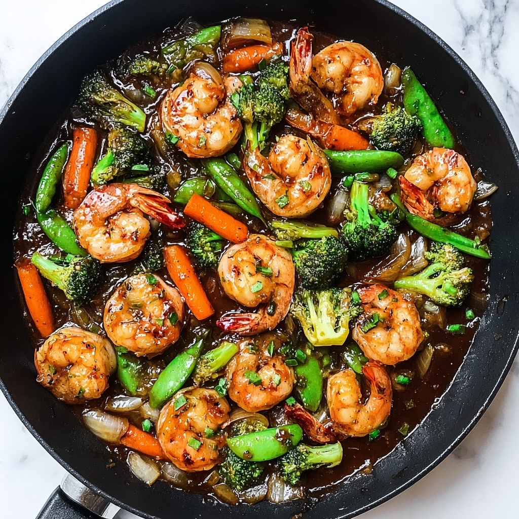 Honey Garlic Shrimp & Zucchini Stir-Fry Recipe - Recipe Image