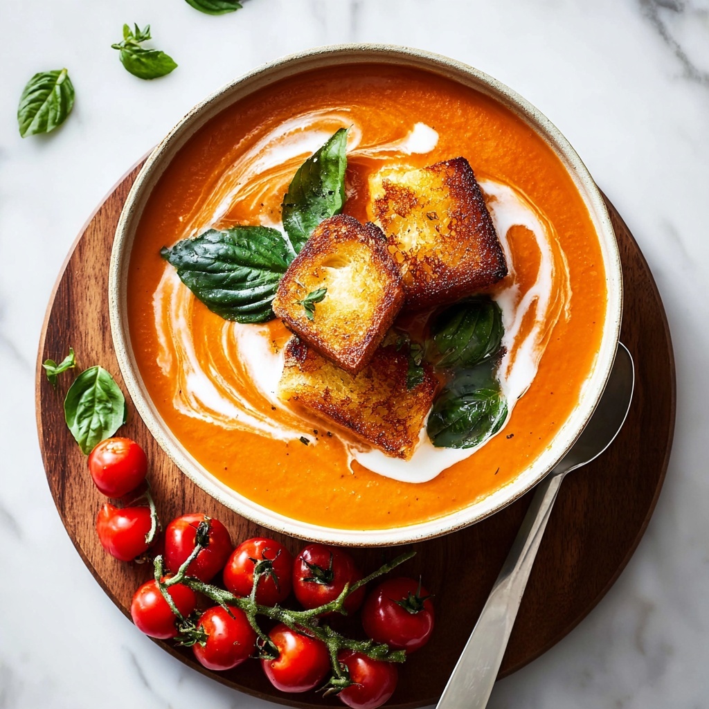 Easy Roasted Tomato Soup Recipe - Recipe Image