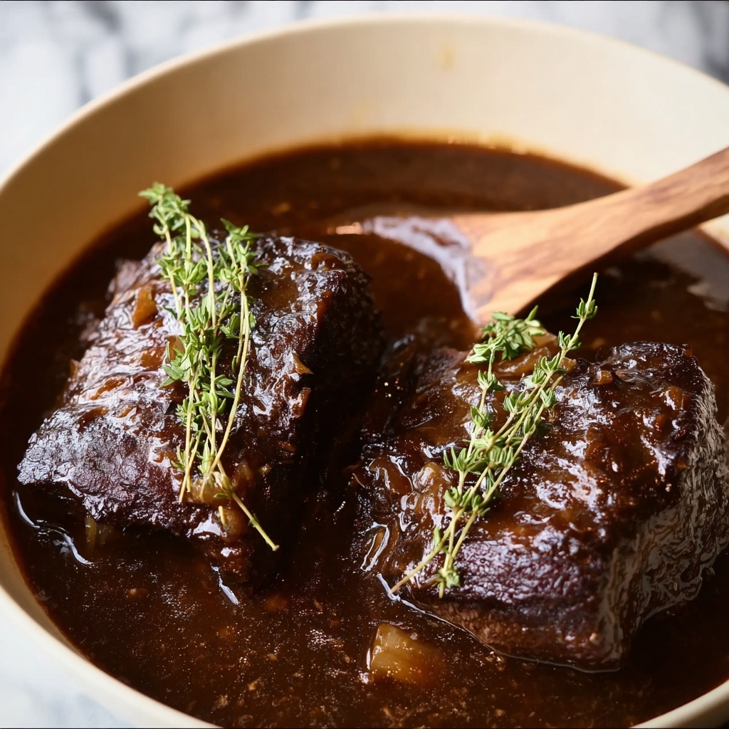 Braised Lamb Shanks with Herb Infusion Recipe - Recipe Image