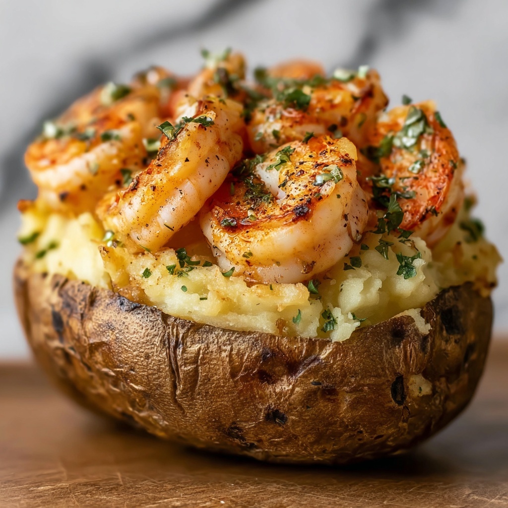Loaded Shrimp Baked Potato Recipe - Recipe Image