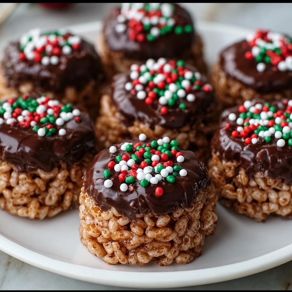 Rice Krispie Christmas Puddings Recipe - Recipe Image