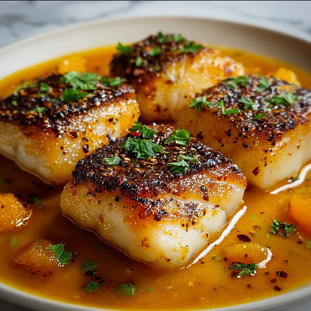 Fish Fillets in Orange Sauce Recipe - Recipe Image
