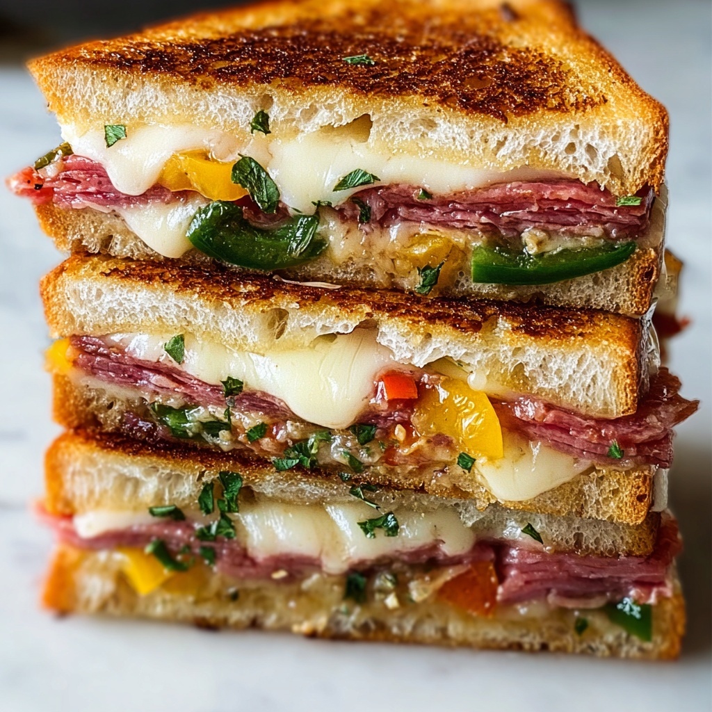 Classic Italian Muffuletta Sandwich Recipe - Recipe Image