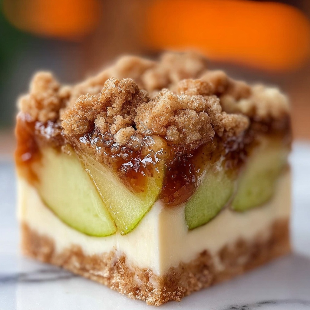 Apple Crisp Mini Cheesecakes Recipe - Recipe Image