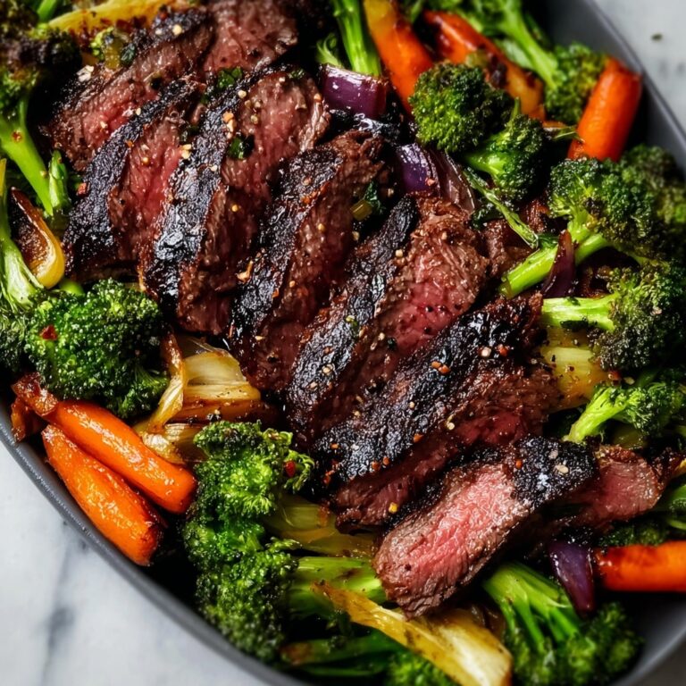 One Pan Balsamic Steak and Veggies Recipe