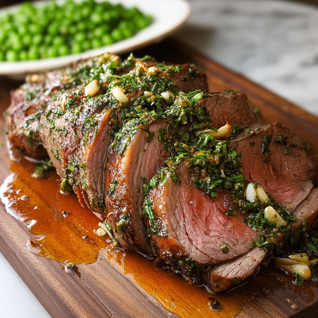 Herb-Stuffed Leg of Lamb Recipe - Recipe Image